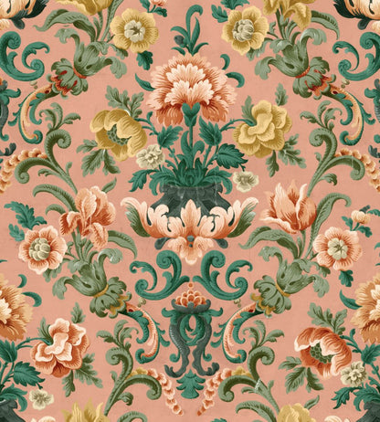 Aranjuez Damask Wallpaper by Coordonne Peach