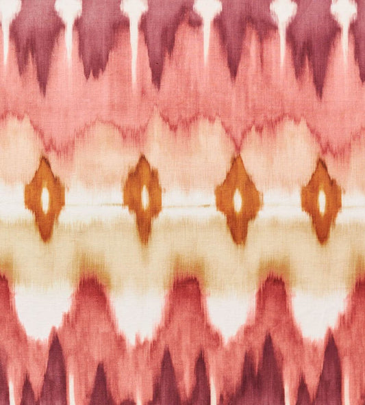 Arbor Ikat Fabric by Travers Pink