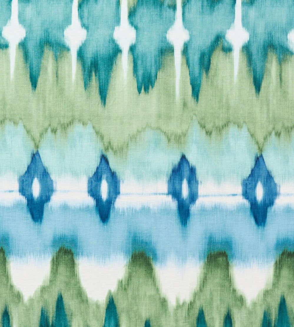 Arbor Ikat Fabric by Travers Teal