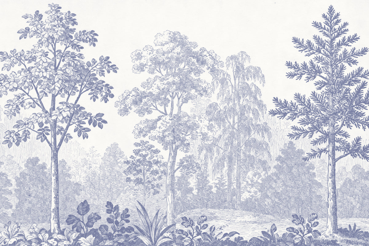 Arbor Blue mural by Hovia
