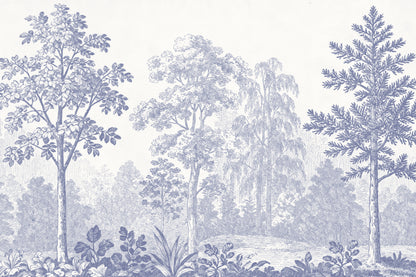 Arbor Blue mural by Hovia