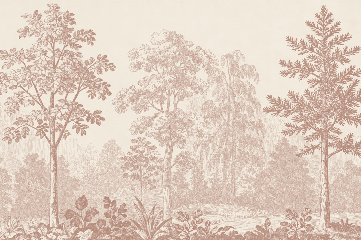 Arbor Warm mural by Hovia