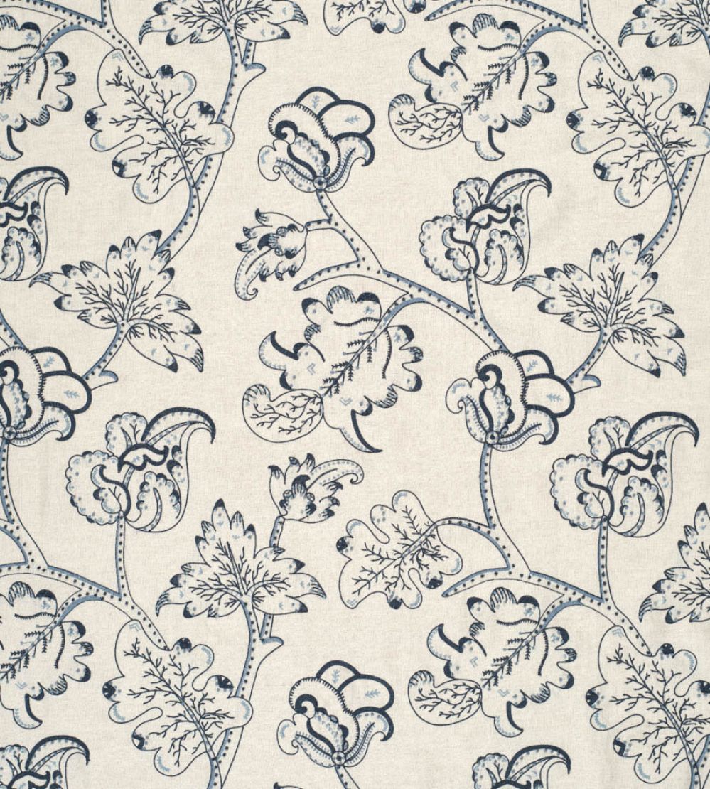 Arboreal Fabric by James Hare Hortense Blue