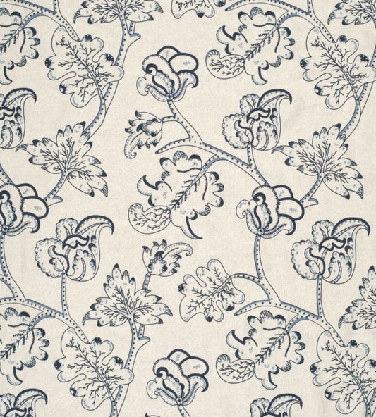 Arboreal Fabric by James Hare Hortense Blue