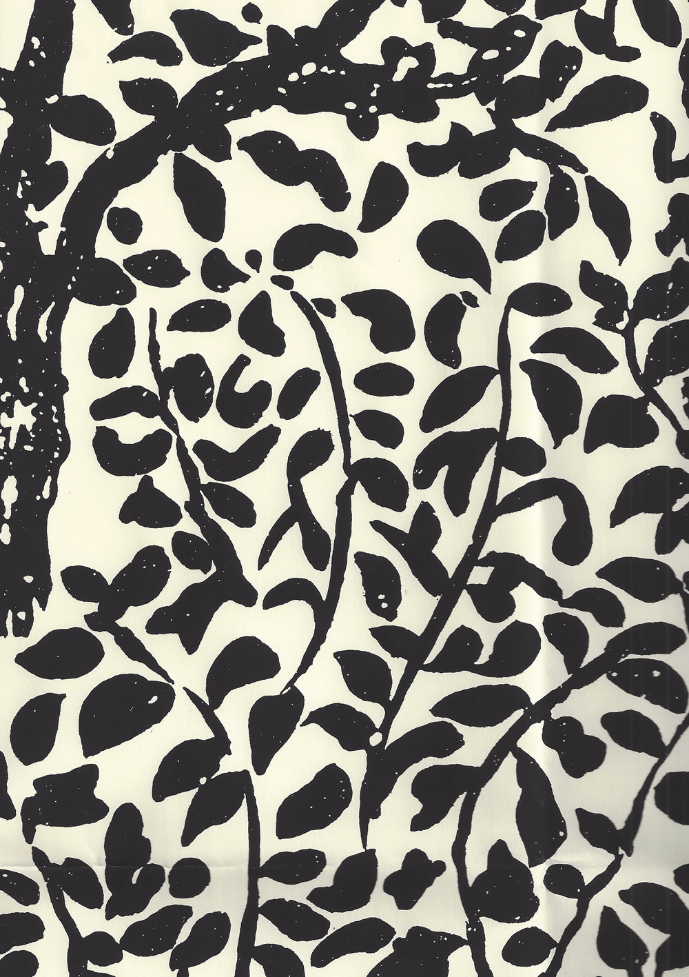 Arbre de Matisse Black on Off White wallpaper by China Seas