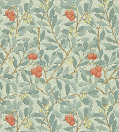 Arbutus Wallpaper by Morris & Co Blue/Pink
