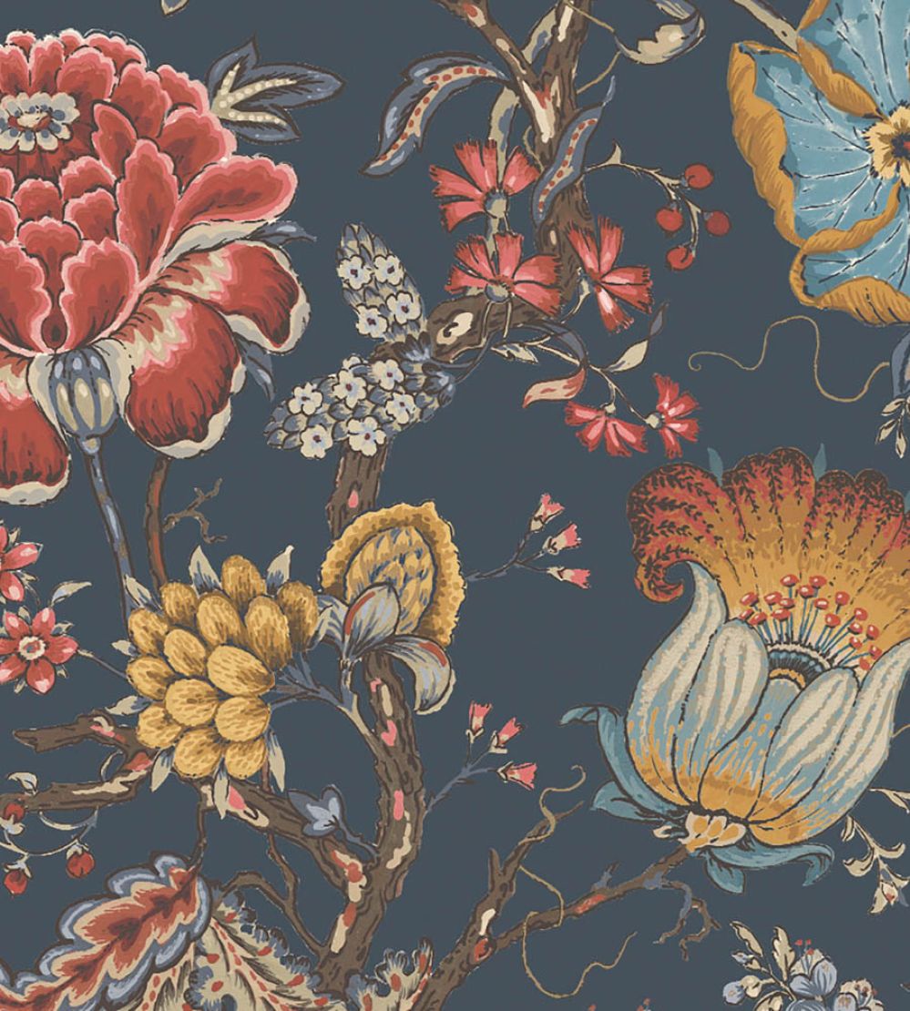 Arcadia Wallpaper by Woodchip & Magnolia Midnight