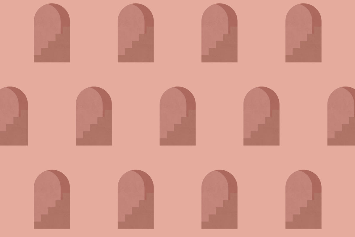 Arch Terracotta wallpaper by Hovia