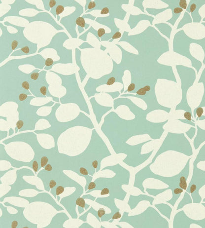 Ardisia Wallpaper by Harlequin Succulent / Soft Focus / Gold