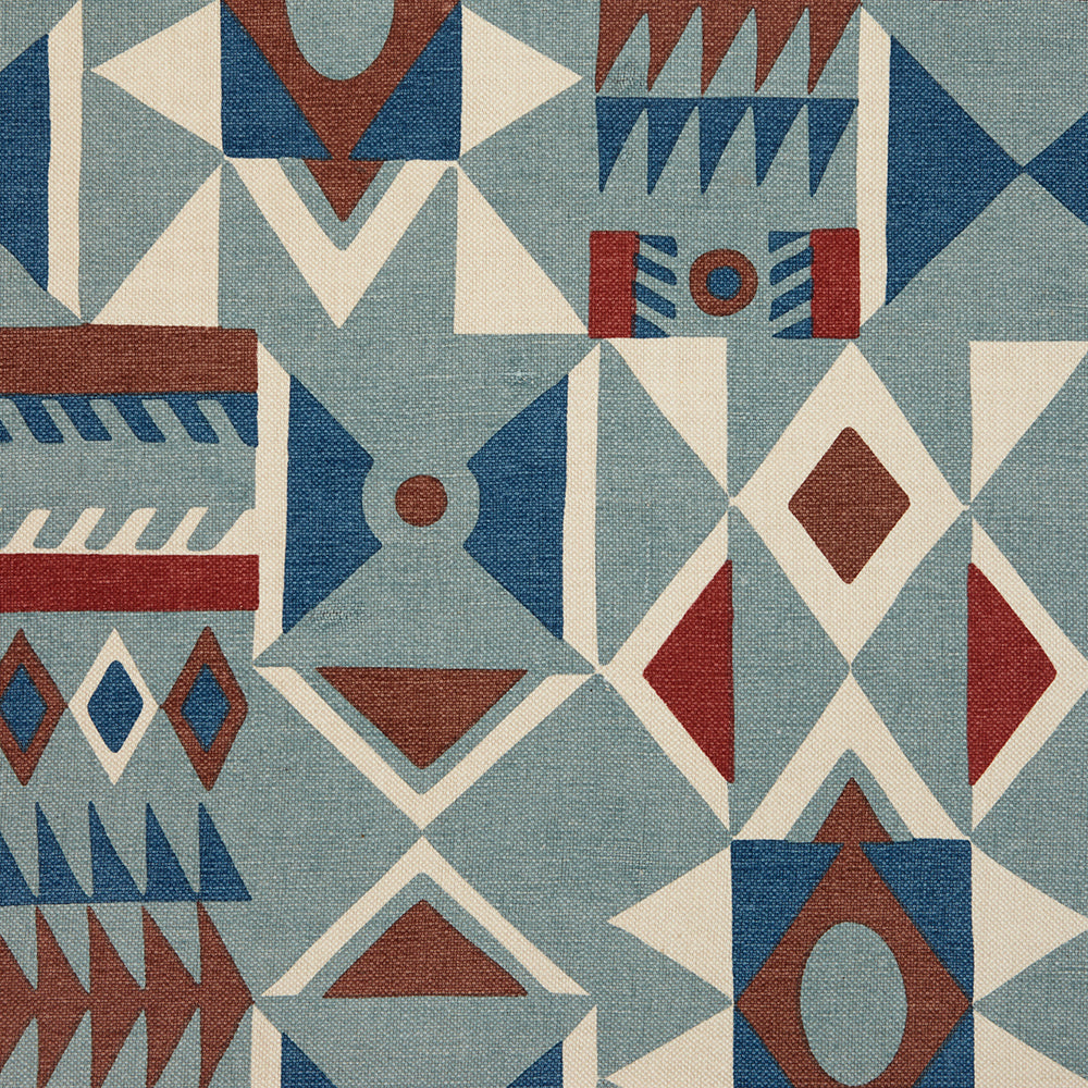 Kasma Fabric by George Spencer Designs in Lagoon