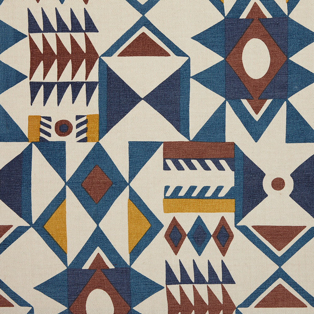 Kasma Fabric by George Spencer Designs in Azure