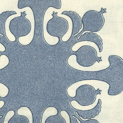 Argentine Medium Navy Blue fabric by Home Couture
