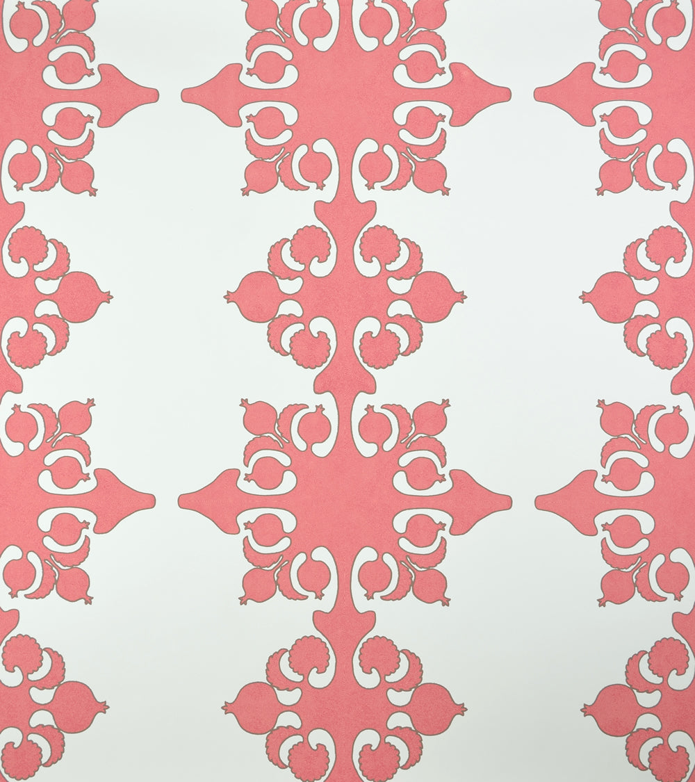 Argentine Corals Brown on Almost White wallpaper by Home Couture