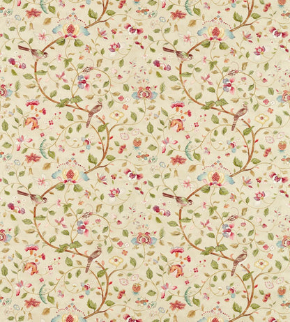 Aril's Garden Fabric by Sanderson Olive/Mulberry