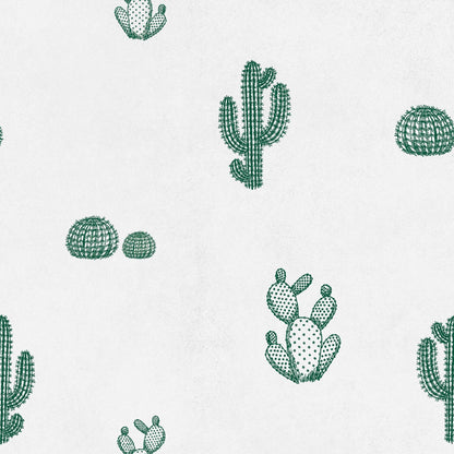 Arizona wallpaper by Coordonné in Green, flat pattern view