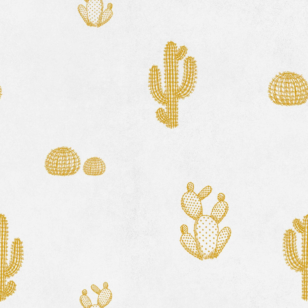 Arizona wallpaper by Coordonné in Mustard, flat pattern view