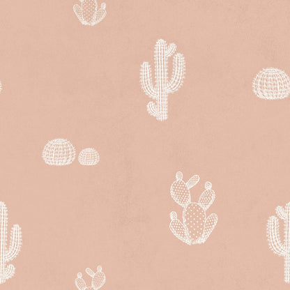 Arizona wallpaper by Coordonné in Nude, flat pattern view