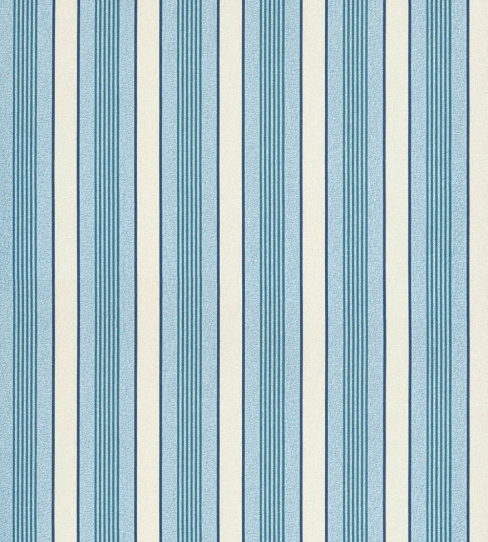 Arlo Stripe Wallpaper by Scalamandre Turquoise