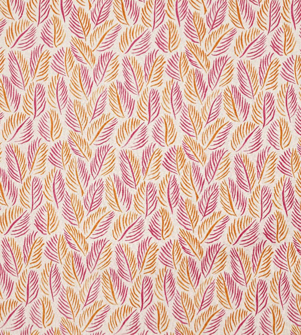 Armature Feuilles Fabric by Christopher Farr Cloth Hot Pink
