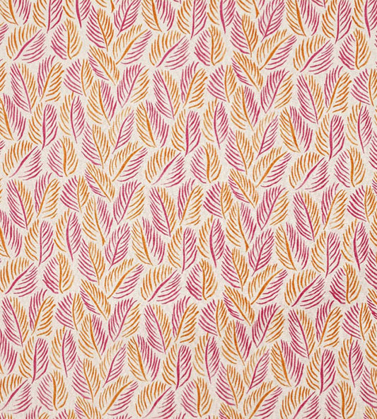 Armature Feuilles Fabric by Christopher Farr Cloth Hot Pink