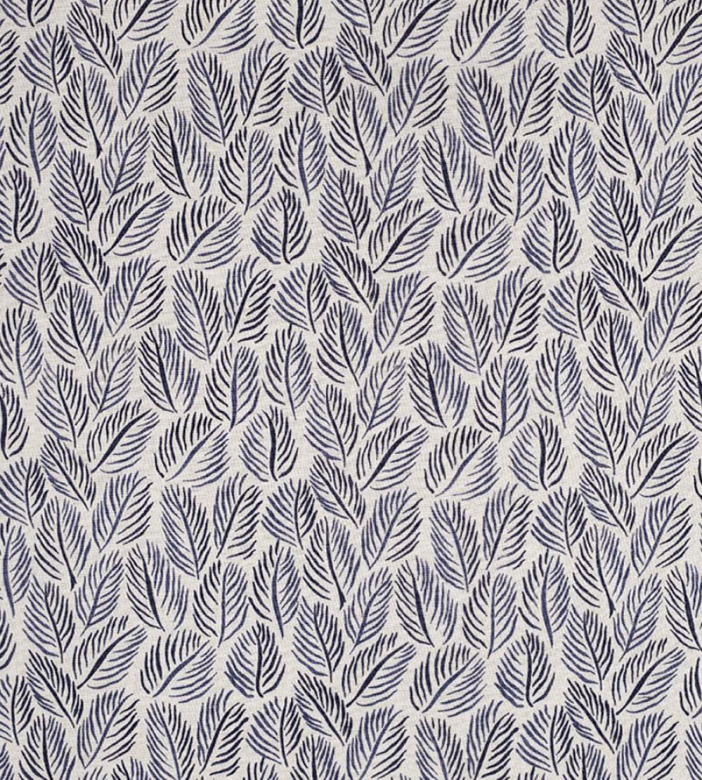 Armature Feuilles Fabric by Christopher Farr Cloth Indigo