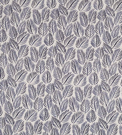 Armature Feuilles Fabric by Christopher Farr Cloth Indigo