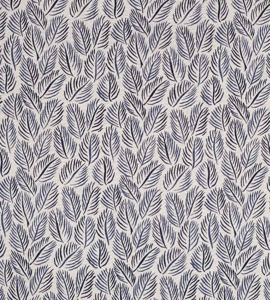 Armature Feuilles Fabric by Christopher Farr Cloth Indigo
