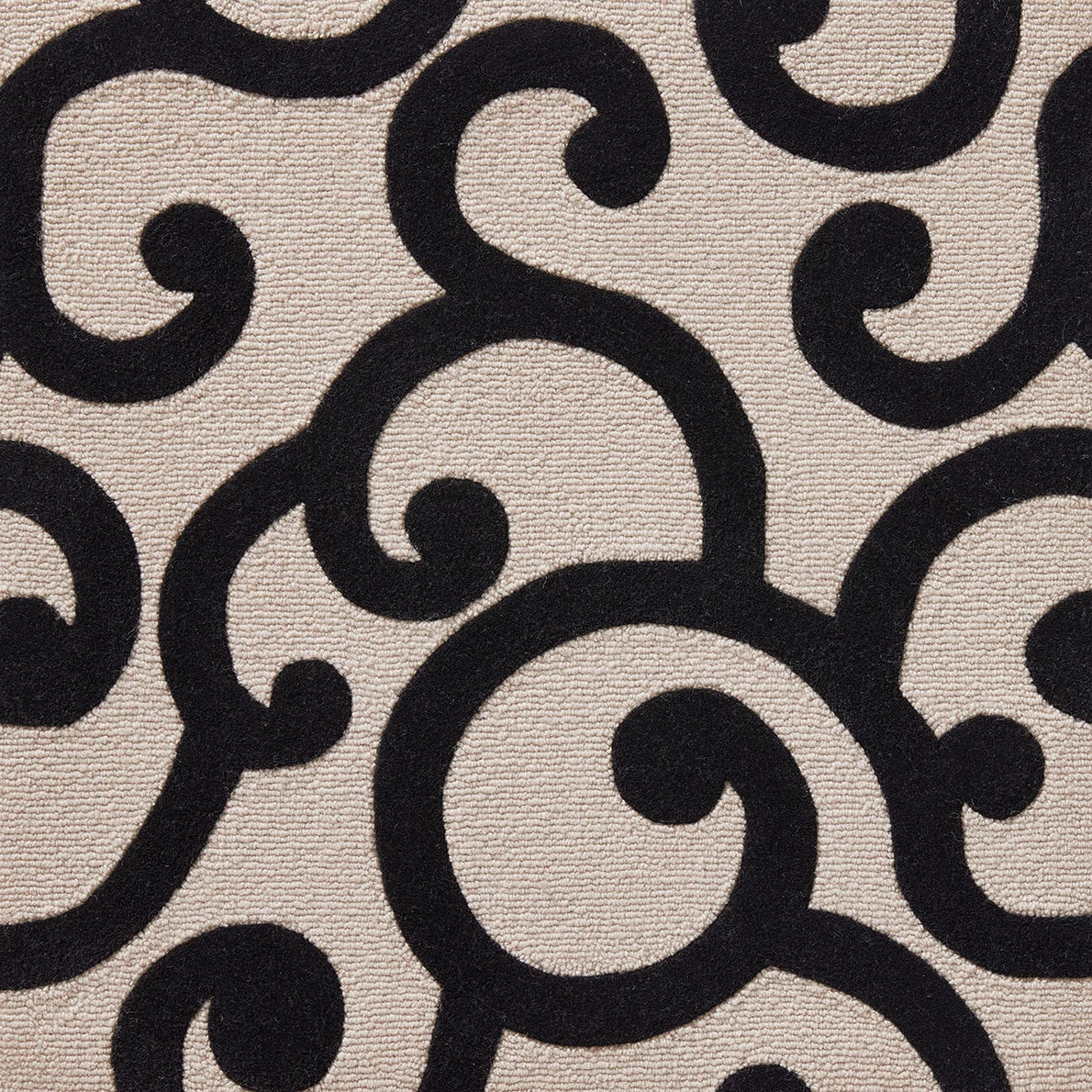 Arpege Rug by Pierre Frey in Noir et Blanc (FT281001)