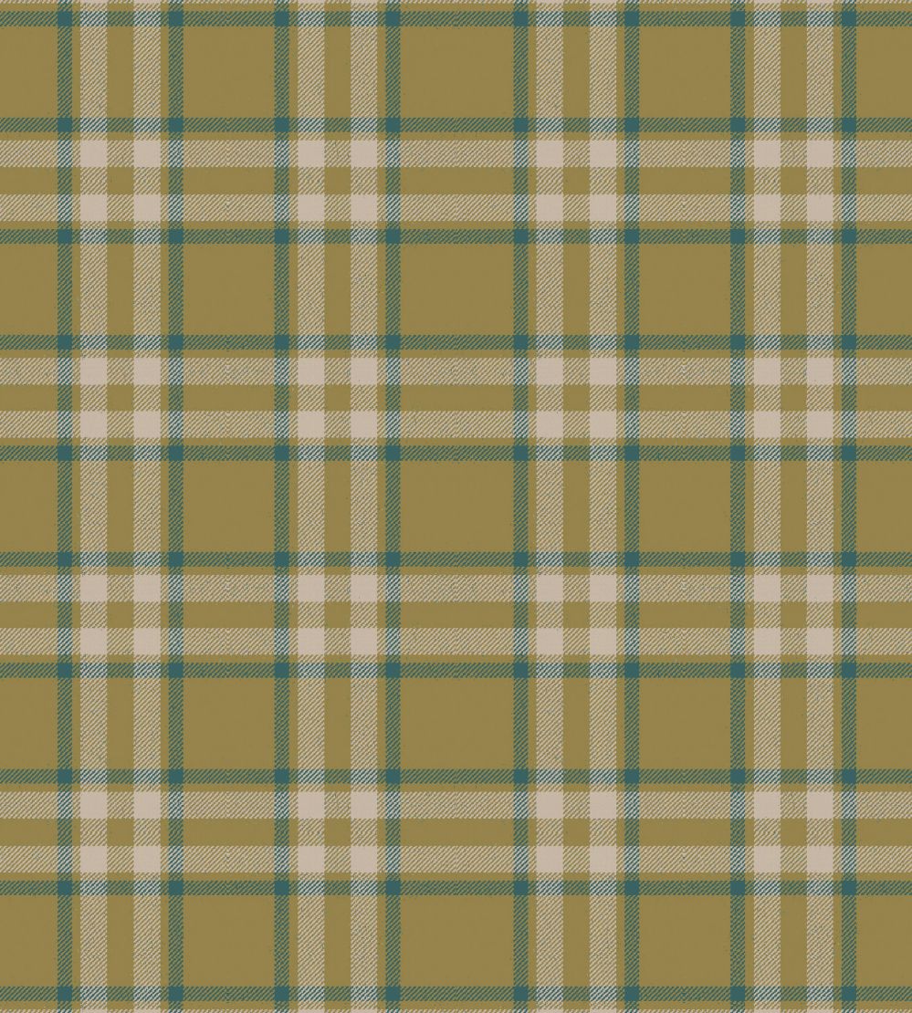Arran Check Fabric by Arley House Antique