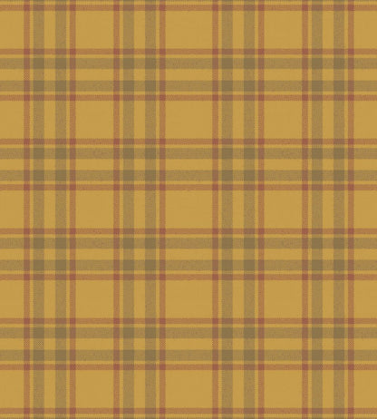 Arran Check Fabric by Arley House Gold