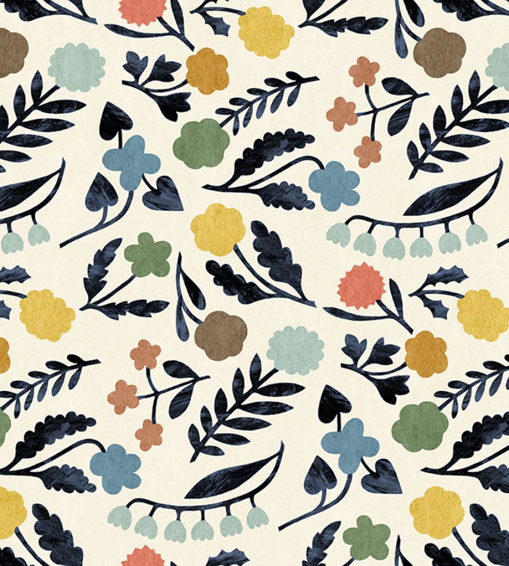 Array Wallpaper by Christopher Farr Cloth Cobalt