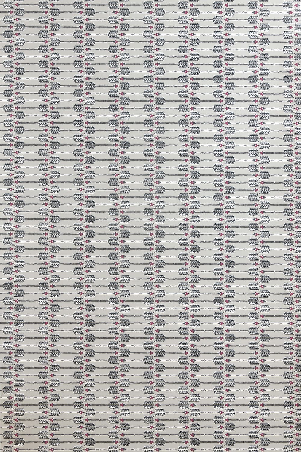 Arrows Wallpaper by Barneby Gates Charcoal Pink