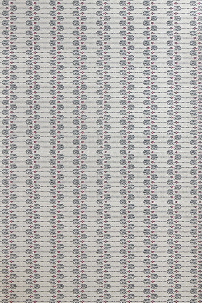 Arrows Wallpaper by Barneby Gates Charcoal Pink