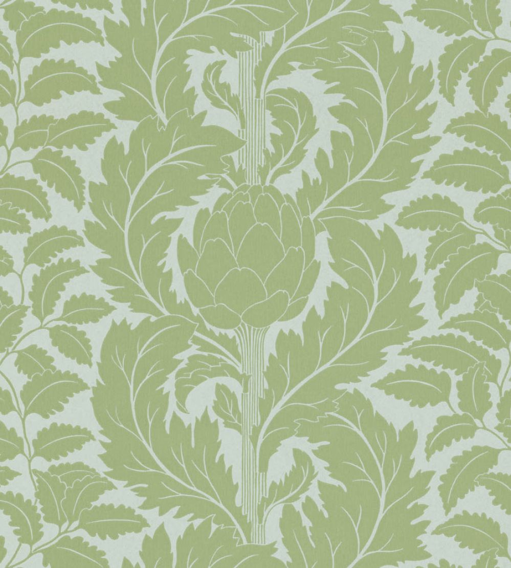 Artichoke Wallpaper by Langelid Von Bromssen Garden Green