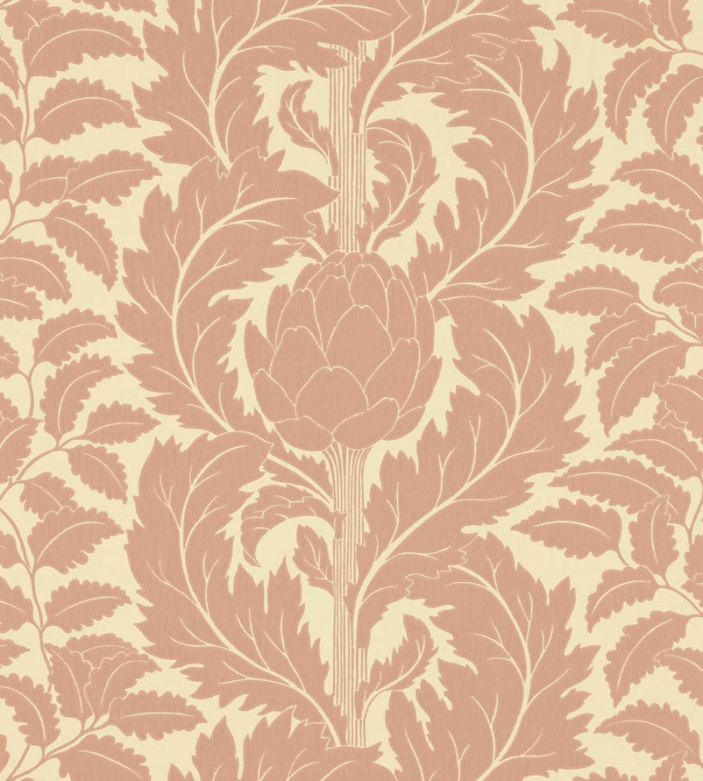 Artichoke Wallpaper by Langelid Von Bromssen Rose Tea
