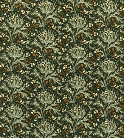Artichoke Velvet Fabric by Morris & Co Tump