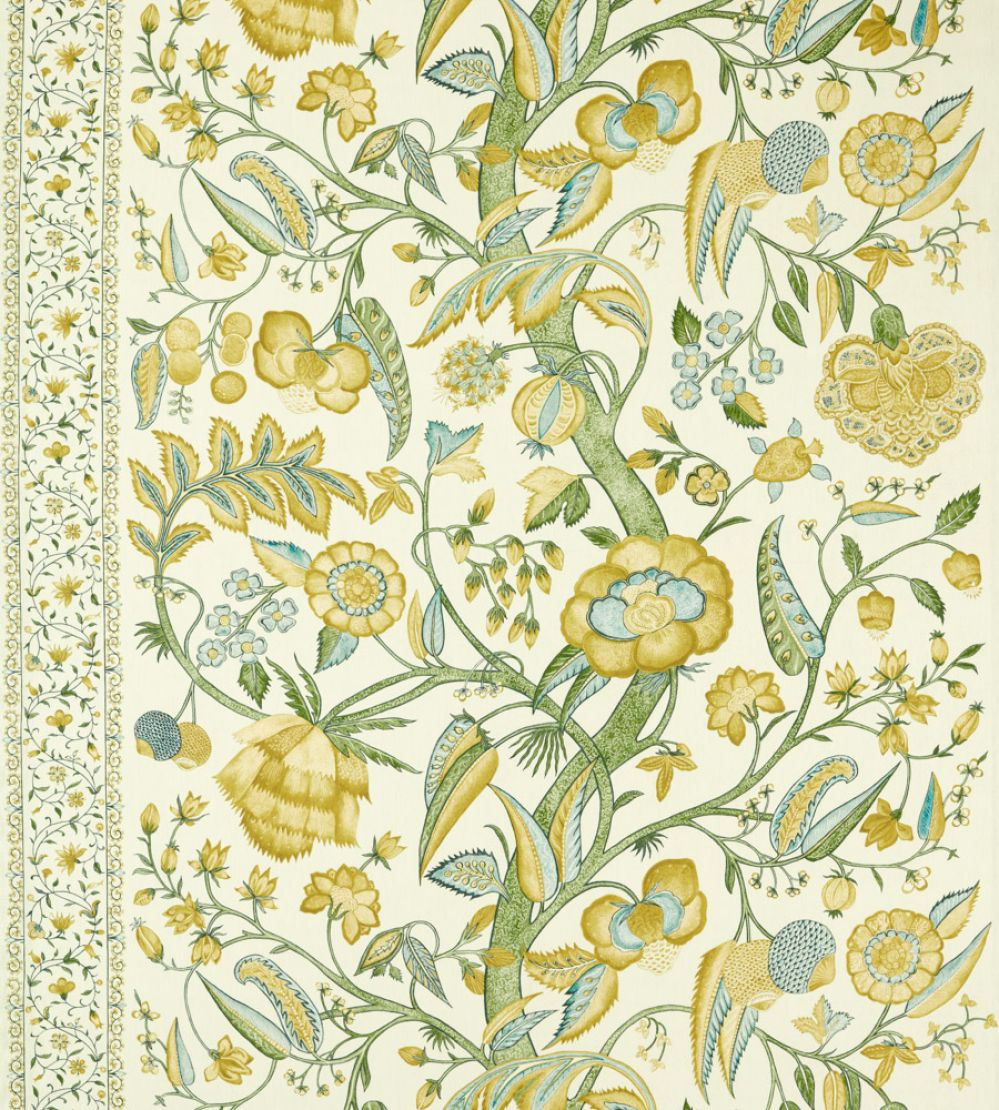 Artisan Palampore Fabric by Zoffany Primrose
