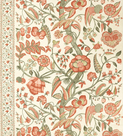 Artisan Palampore Fabric by Zoffany Russet