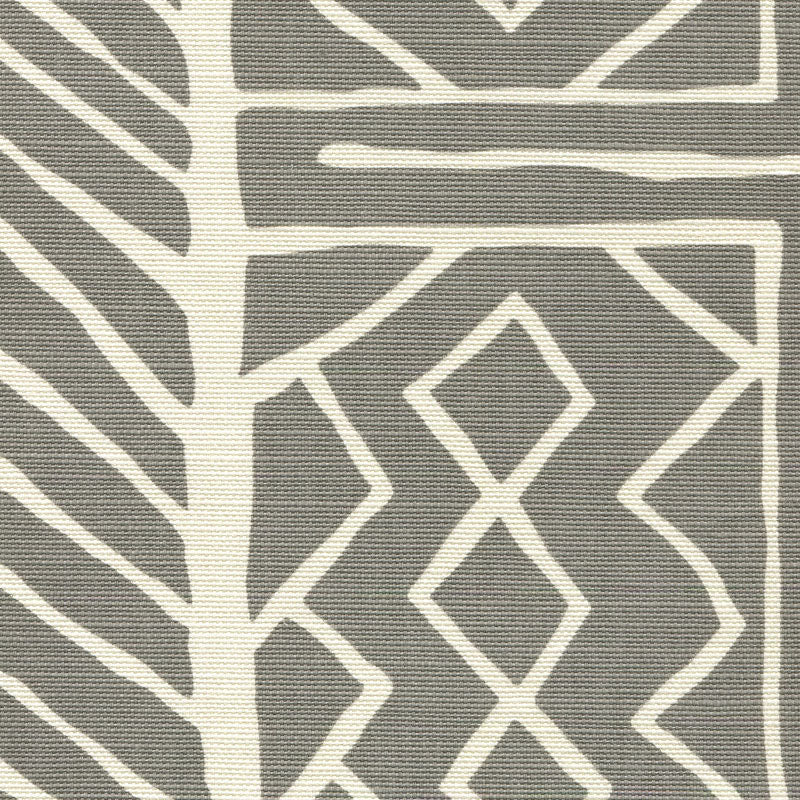 Aruba II Background Grey fabric by Alan Campbell