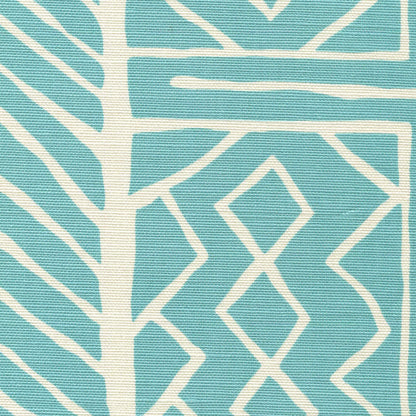 Aruba II Background Turquoise fabric by Alan Campbell