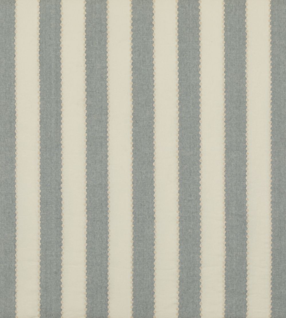 Ashmore Stripe Fabric by GP & J Baker Blue