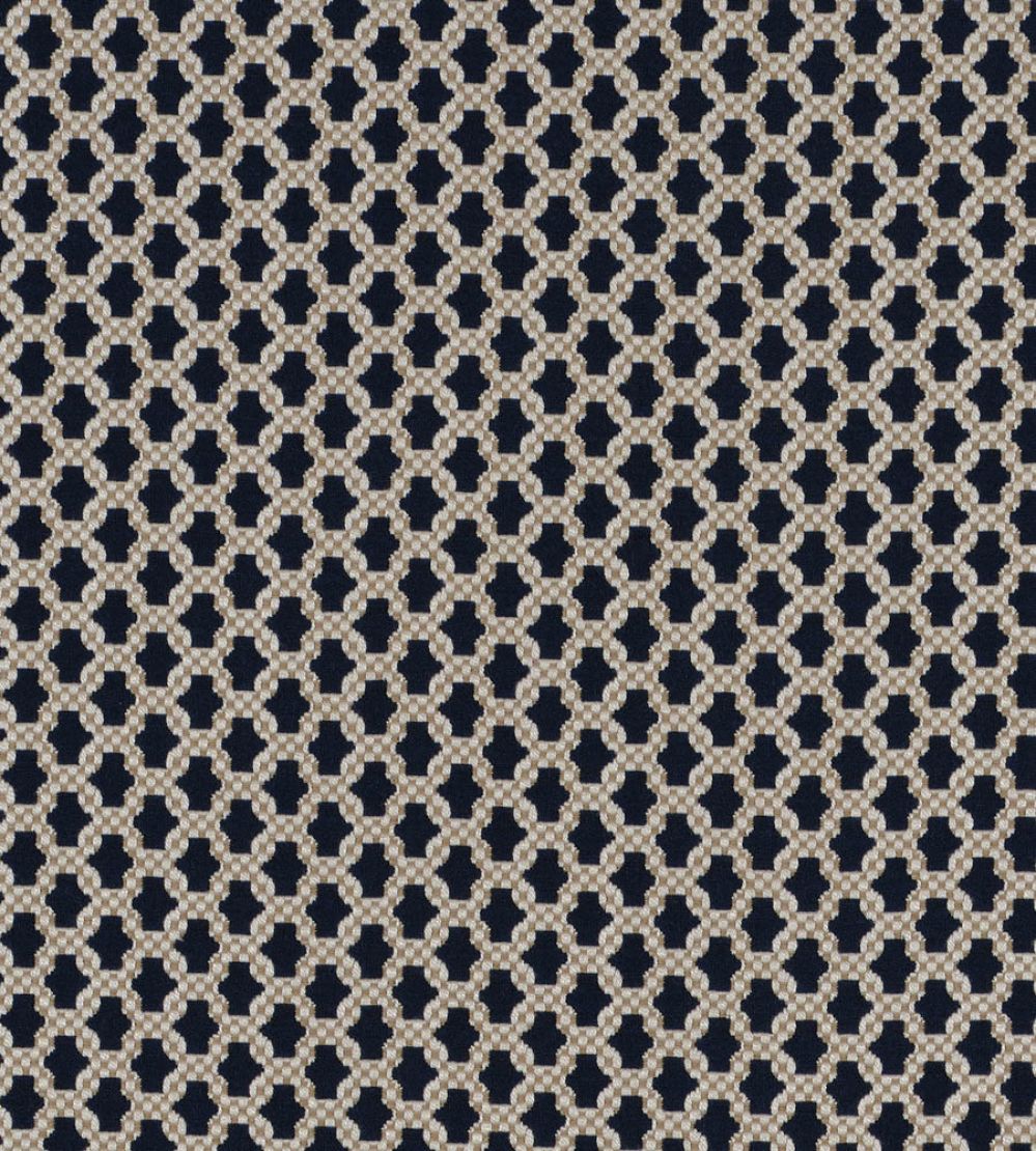 Asscher Fabric by James Hare Asscher Baritone Blue