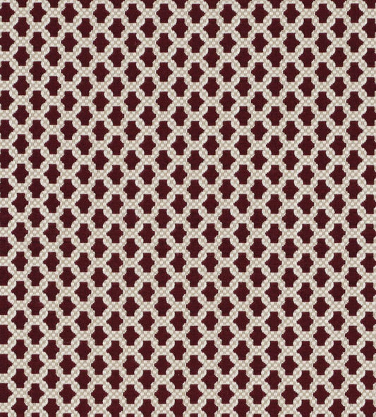 Asscher Fabric by James Hare Syrah