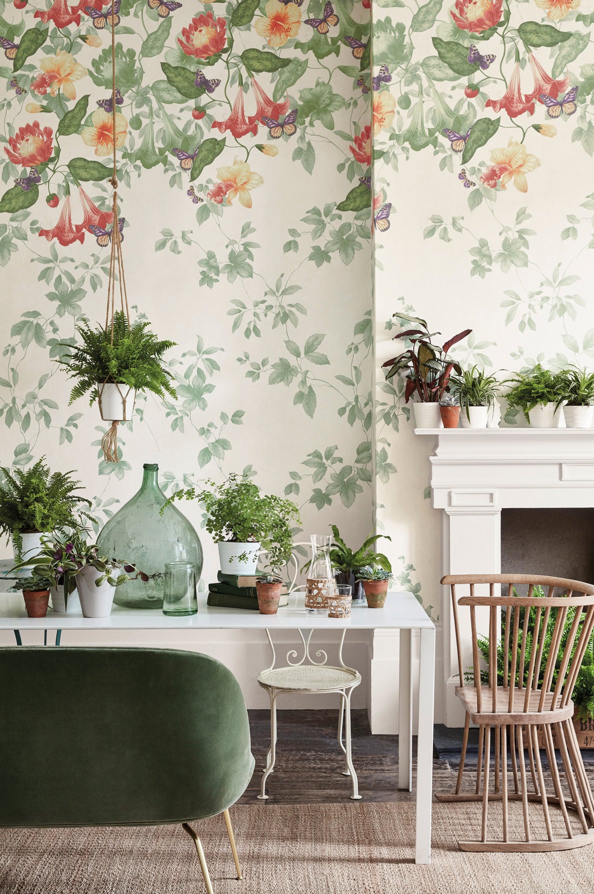 Asterid mural by Little Greene in Lantern