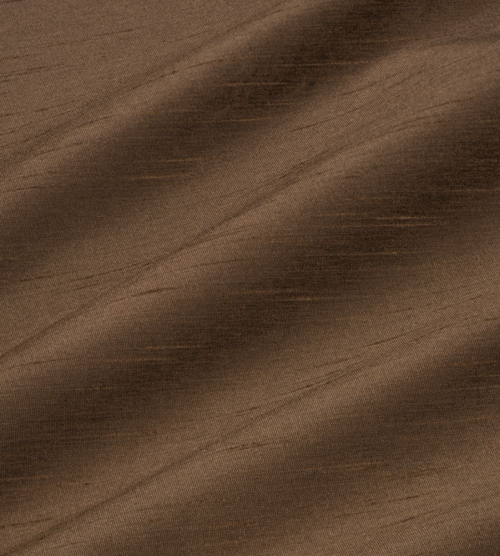 Astor Fabric by James Hare Burnished Chocolate
