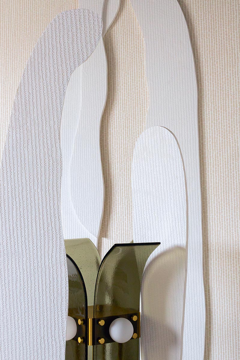 Astou Wallpaper by Pierre Frey shown in a room setting (view 1)