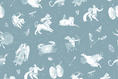 Astrology Blue mural by Hovia