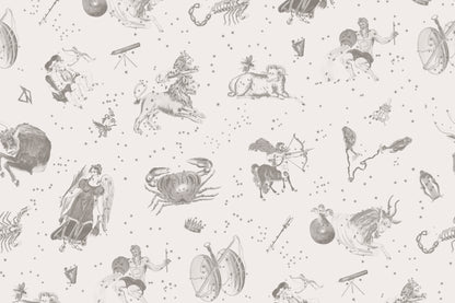 Astrology Grey mural by Hovia