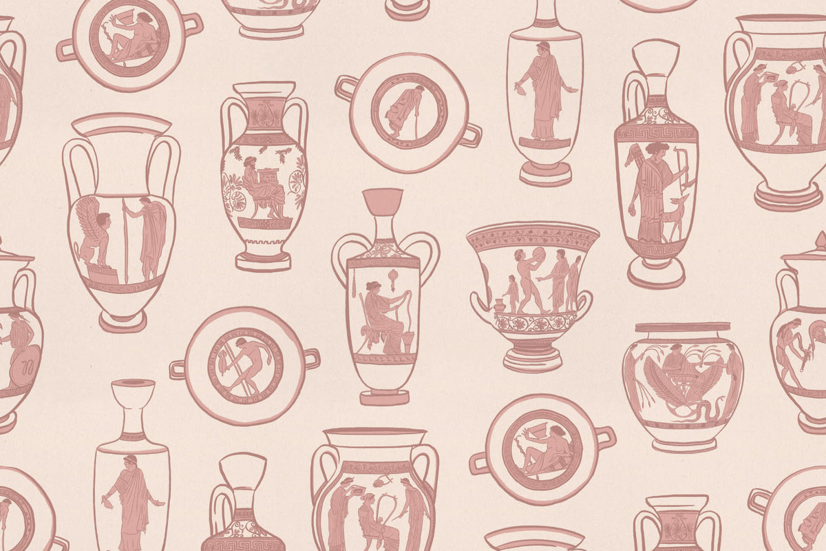 Athens Pink mural by Hovia