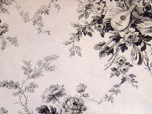 Attingham Fabric by Titley & Marr in Charcoal
